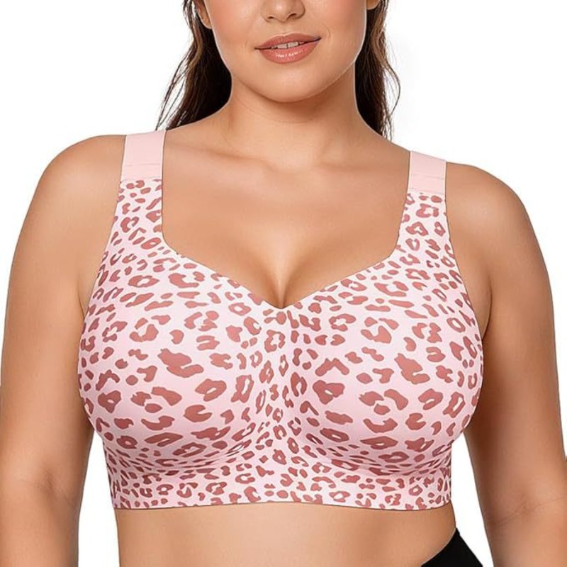Full Coverage Bra - Soutiens-gorge Léopard Jelly sans armatures, push-up,